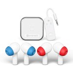 Sky infinity nc � ecouteurs bluetooth 5. 3 noise cancelling pour longs vols & voyages en avion 2 paires ...