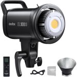 Sl100d led lampe studio avec rc - a6 tlcommande, 100w led vido lampe 32 100 lumens 5600k cri 96 + ...