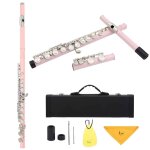 Slade - flte a 16 trous ferms avec cls c, accessoire de calcul de flte transversale avec etui a cl ...