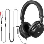 Sm - 906 casque long fil pour tlviseur, ecouteur  long cordon en spirale pour tv, cble extensible ...