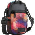 Small digital camera case with waterproof cover and shoulder strap included compatible with sony, nikon, ...