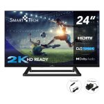 Smart tech 24hn01v3ca - 24 - tv hd led 60cm triple tuner dolby audio h. 265 hdmi usb, résolution: 1366 ... Smart tech 24hn01v3ca - 24 - tv hd led 60cm triple tuner dolby audio h. 265 hdmi usb, résolution: 1366 ...