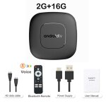 Smart tv box rack, android 14, rl ram, 4 go, 8 go rom, 64 go, 128 go, touriste, wifi 2. 4g et 5g, assistant ...