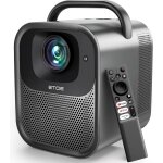 Smart videoprojecteur 4k google tv, auto focus / keystone projecteur video wifi bluetooth, natif 1080p ...