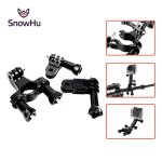 Snowhu 3 voies bras r�glable v�lo moto guidon tige de selle support pour gopro hero 7 6 pour xiaomi pour ...