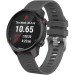 Soft silicone replacement band for garmin venu sq gps forerunner 245 / 245, fenix 6s 20mm smart watch ...