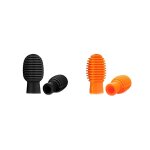 Solo baguette de batterie silicone manche faible son ensemble baguette de tambour housse de protection ...