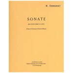 Emmanuel : sonate cornet - ou bugle sib - recueil cornet a pistons 9790046209024 al20902