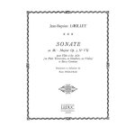 Jean - baptiste loeillet : sonate op. 3, no. 7 in e flat major - conducteur recorder [or flute, or oboe, ...