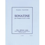 Jacques castrde : sonatine pour trompette et piano pour trompette ut ou sib et piano - recueil trompette ...