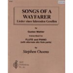 Songs of a wayfarer. lieder eines fahrenden gesellen. transcribed for flute and piano (with alternate ...