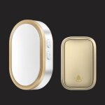 Sonnette etanche sans fil auto - alimentée, sans batterie, prise eu us uk, sonnette de porte, 2 boutons, ... Sonnette etanche sans fil auto - alimentée, sans batterie, prise eu us uk, sonnette de porte, 2 boutons, ...