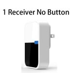 Sonnette de porte sans fil extrieure, bouton poussoir etanche, panneau acrylique auto - aliment, anneau ...