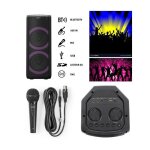 Sono enceinte portable 200w sur batterie / sd / usb / bt / mp3 + tws leds rgb et entrée micro karaoke ... Sono enceinte portable 200w sur batterie / sd / usb / bt / mp3 + tws leds rgb et entrée micro karaoke ...