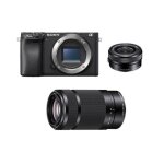 Sony a6400 ilce - 6400 hybride 24. 2 mpix noir + objectif sony sel 16 - 50mm f3. 5 - 5. 6 oss noir + ...