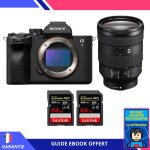 Sony a7 iv + fe 24 - 105mm f / 4 g oss + 2 sandisk 64gb extreme pro uhs - ii sdxc 300 mb / s + ebook ...