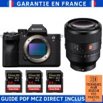 Sony a7r v + fe 50mm f / 1. 2 gm + 3 sandisk 64gb extreme pro uhs - ii sdxc 300 mb / s + guide pdf mcz ...