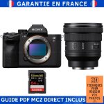 Sony a7r v + fe pz 16 - 35mm f / 4 g + 1 sandisk 64gb extreme pro uhs - ii sdxc 300 mb / s + guide pdf ...