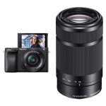 Sony alpha 6400 ( a6400 ) 24. 2 mpix noir + objectif 16 - 50mm f 3. 5 - 5. 6 oss (noir) + objectif 55 ...