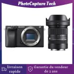 Sony alpha 6400 sigma objectif 18 - 50mm f / 2. 8 dc dn contemporary
