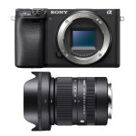 Sony alpha 6400 + sigma objectif 18 - 50mm f / 2. 8 dc dn contemporary garanti 3 ans