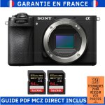 Sony alpha 6700 ( a6700 ) + 2 sandisk 64gb extreme pro uhs - ii sdxc 300 mb / s + guide pdf mcz direct ...