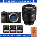 Sony alpha 6700 ( a6700 ) + fe 50mm f / 1. 2 gm + 3 sandisk 128gb extreme pro uhs - ii sdxc 300 mb / ...