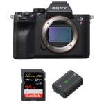 Sony alpha 7r iv nu + sandisk 64gb extreme pro uhs - i sdxc 170 mb / s + sony np - fz100 garantie 2 ans ...