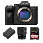 Sony alpha a7 mark iv appareil photo + fe 20 - 70mm f4 g + batterie np - fz100 + sandisk 128 go extreme ...