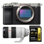 Sony alpha a7c ii corps argent + sony fe 100 - 400mm f4. 5 - 5. 6 gm oss + lexar 256go carte mémoire ... Sony alpha a7c ii corps argent + sony fe 100 - 400mm f4. 5 - 5. 6 gm oss + lexar 256go carte mémoire ...