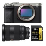 Sony alpha a7c ii corps argent + sony fe 24 - 70mm f2. 8 gm ii + lexar 128go professionnel 1800x uhs ... Sony alpha a7c ii corps argent + sony fe 24 - 70mm f2. 8 gm ii + lexar 128go professionnel 1800x uhs ...