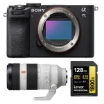 Sony alpha a7c ii corps noir + sony fe 100 - 400mm f4. 5 - 5. 6 gm oss + lexar 128go carte mémoire sdxc ... Sony alpha a7c ii corps noir + sony fe 100 - 400mm f4. 5 - 5. 6 gm oss + lexar 128go carte mémoire sdxc ...