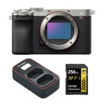 Sony alpha a7cr appareil photo sans miroir (argent) + lexar 256go carte mmoire professionnelle 2000x ...