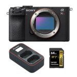 Sony alpha a7cr appareil photo sans miroir (noir) + lexar 64go carte mmoire professionnelle 2000x uhs ...