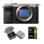 Sony alpha a7cr (argent) appareil photo sans miroir + carte mmoire lexar 64go professionnelle 2000x ...