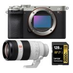 Sony alpha a7cr (argent) appareil photo sans miroir + sony fe 100 - 400mm f4. 5 - 5. 6 gm oss + lexar ...