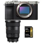 Sony alpha a7cr (argent) appareil photo sans miroir + sony fe 16 - 35mm f2. 8 gm ii + lexar 64go professional ...