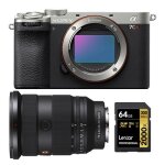 Sony alpha a7cr (argent) appareil photo sans miroir + sony fe 24 - 70 mm f2. 8 gm ii + lexar 64go professional ...