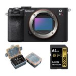 Sony alpha a7cr (noir) appareil photo sans miroir + carte mmoire lexar professional 64go sdxc uhs - ...