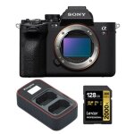Sony alpha a7r v corps + lexar 128go carte mmoire sdxc professionnelle 2000x uhs - ii + kingma sony ...
