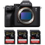 Sony alpha a7s iii nu + 3 sandisk 32gb extreme pro uhs - ii sdxc 300 mb / s garantie 2 ans