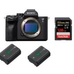Sony alpha a7s iii nu + sandisk 128gb extreme pro uhs - ii sdxc 300 mb / s + 2 sony np - fz100