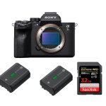 Sony alpha a7s iii nu + sandisk 32gb extreme pro uhs - ii sdxc 300 mb / s + 2 sony np - fz100