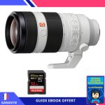 Sony fe 100 - 400mm f / 4. 5 - 5. 6 gm oss + 1 sandisk 32gb uhs - ii 300 mb / s + ebook 'devenez un super ...