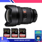 Sony fe 12 - 24mm f / 2. 8 gm + 3 sandisk 32gb uhs - ii 300 mb / s + ebook 'devenez un super photographe' ...
