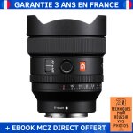 Sony fe 14mm f / 1. 8 gm + ebook '20 techniques pour r�ussir vos photos' - objectif sony