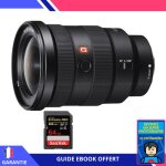 Sony fe 16 - 35mm f / 2. 8 gm + 1 sandisk 64gb uhs - ii 300 mb / s + ebook 'devenez un super photographe' ...