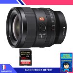 Sony fe 24mm f / 1. 4 gm + 1 sandisk 128gb uhs - ii 300 mb / s + ebook 'devenez un super photographe' ...