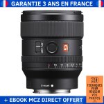 Sony fe 24mm f1. 4 gm (sel24f14gm) + ebook '20 techniques pour russir vos photos' - objectif sony