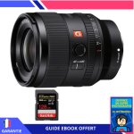 Sony fe 35mm f / 1. 4 gm + 1 sandisk 128gb extreme pro uhs - ii sdxc 300 mb / s + ebook 'devenez un super ...